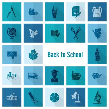 okul ve eğitim simgeleri