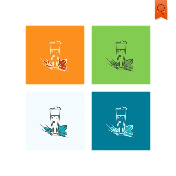 Oktoberfest Beer Festival — Stock Vector