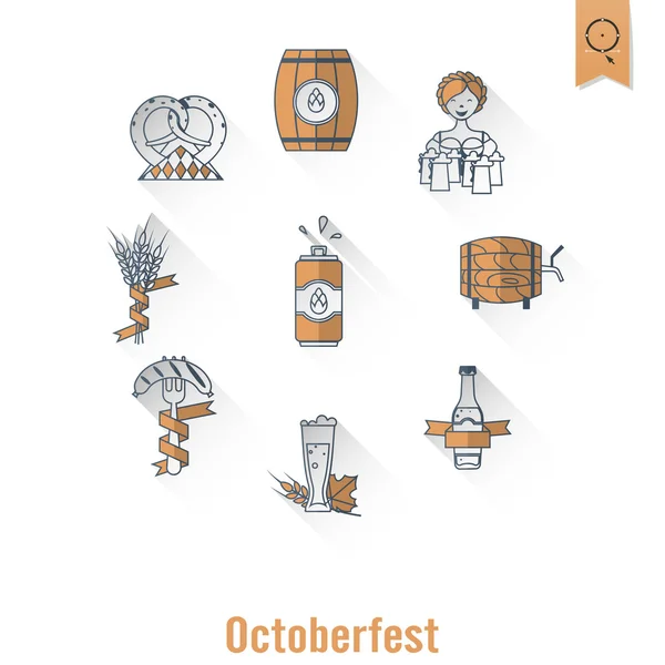 Oktoberfest啤酒节 — 图库矢量图片