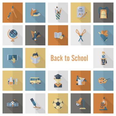 okul ve eğitim simgeleri