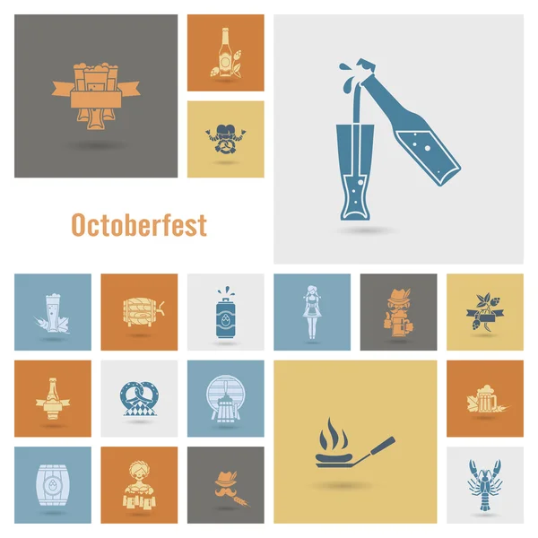 Festival de cerveza oktoberfest — Archivo Imágenes Vectoriales