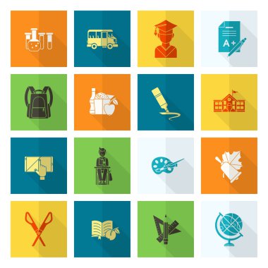 okul ve eğitim simgeleri