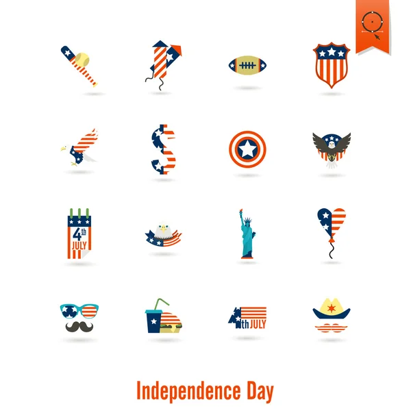Jour de l'indépendance des États-Unis — Image vectorielle