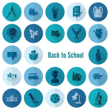 okul ve eğitim simgeleri