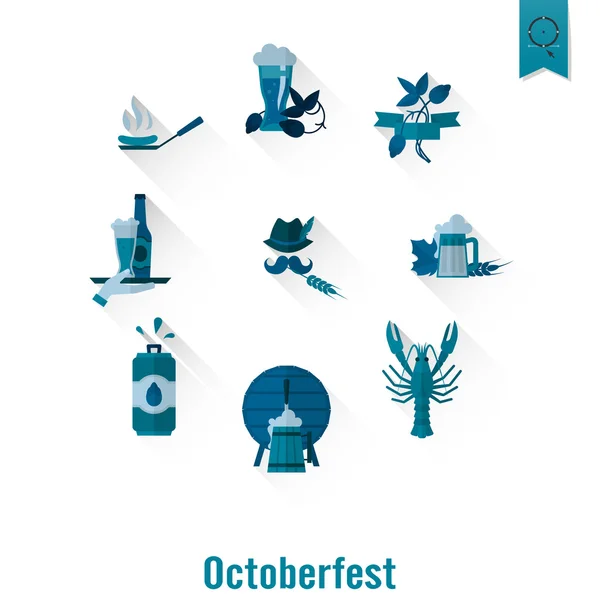 Festival de cerveja oktoberfest — Vetor de Stock