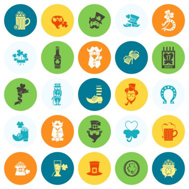 Saint Patricks Day Icon Set