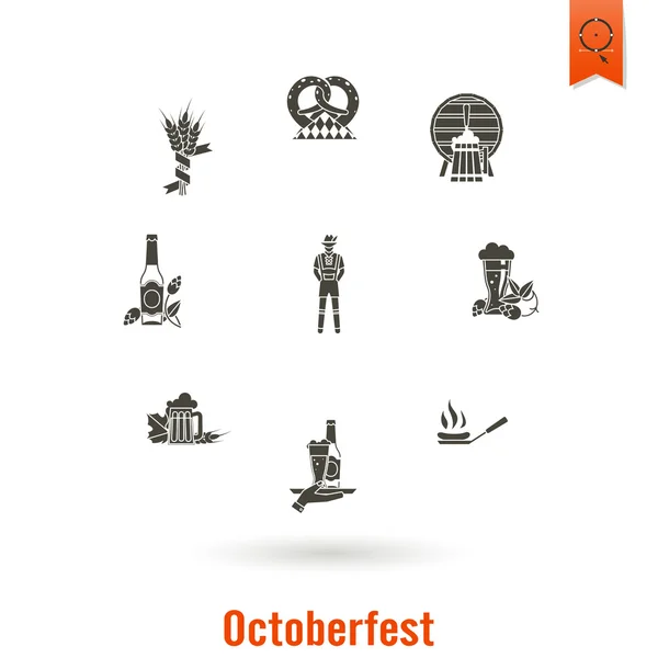 Festival de cerveja oktoberfest —  Vetores de Stock