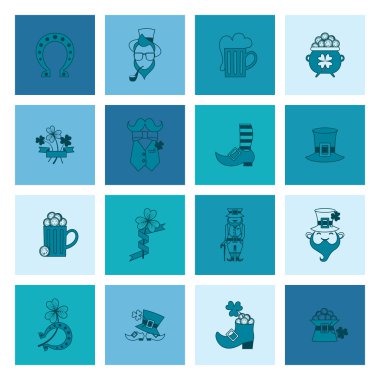 Saint Patricks Day Icon Set