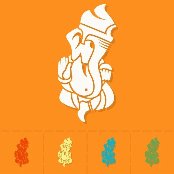 Diwali. Icono del festival indio — Vector de stock