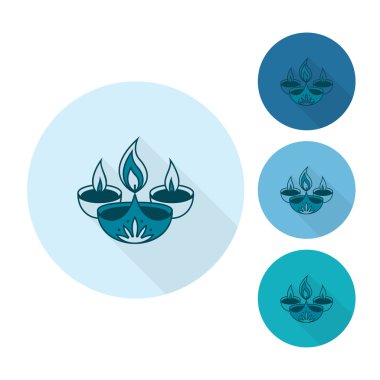 Diwali. Hint Festivali simgesi