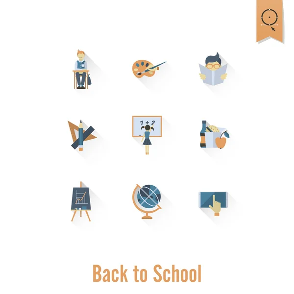 Schule und Bildung — Stockvektor