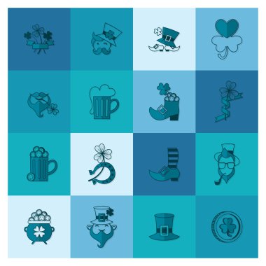 Saint Patricks Day Icon Set