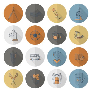 okul ve eğitim simgeleri