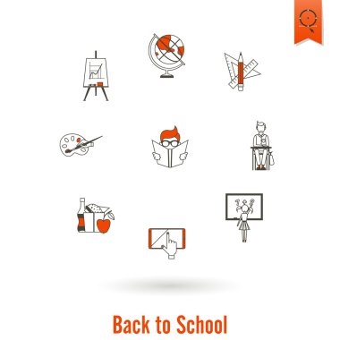 okul ve eğitim simgeleri