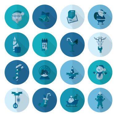 Noel ve Kış simgeleri koleksiyonu