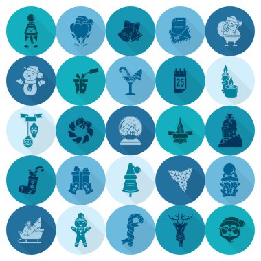 Noel ve Kış simgeleri koleksiyonu