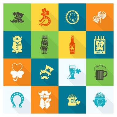 Saint Patricks Day Icon Set