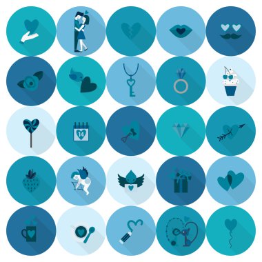 mutlu Sevgililer günü simgeler