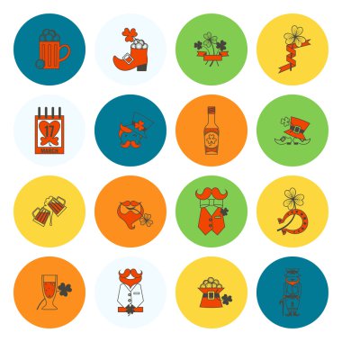 Saint Patricks Day Icon Set