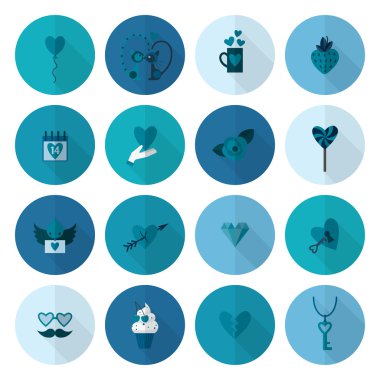 mutlu Sevgililer günü simgeler