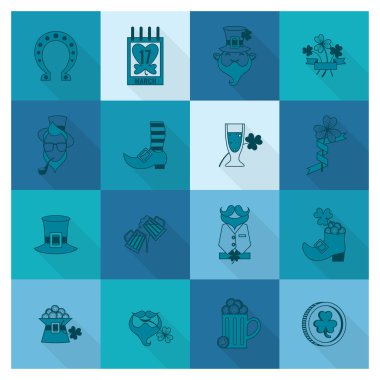 Saint Patricks Day Icon Set