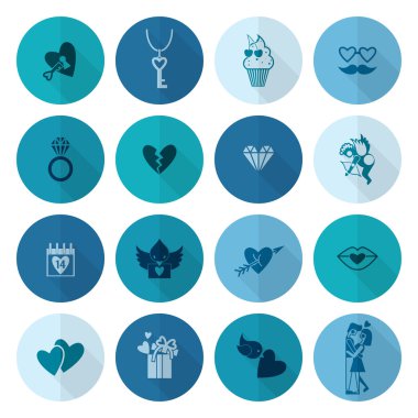 mutlu Sevgililer günü simgeler