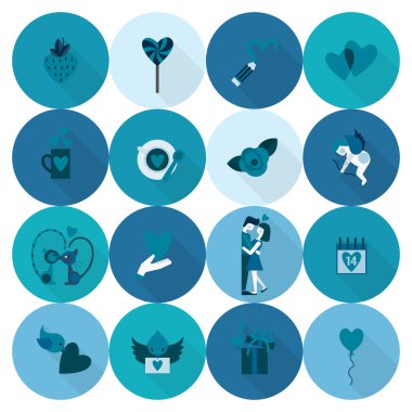 mutlu Sevgililer günü simgeler