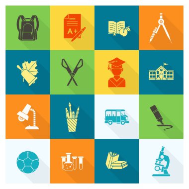 okul ve eğitim simgeleri