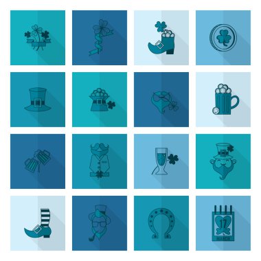 Saint Patricks Day Icon Set