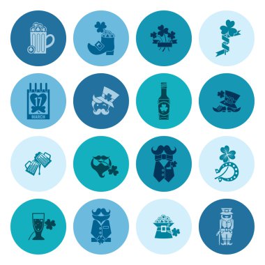 Saint Patricks Day Icon Set