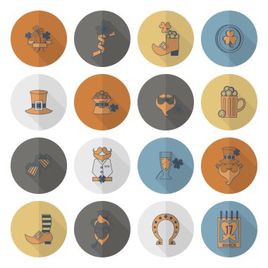 Saint Patricks Day Icon Set