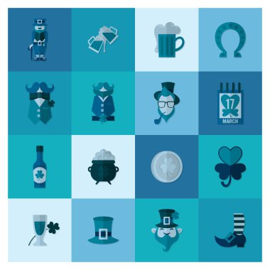 Saint Patricks Day Icon Set