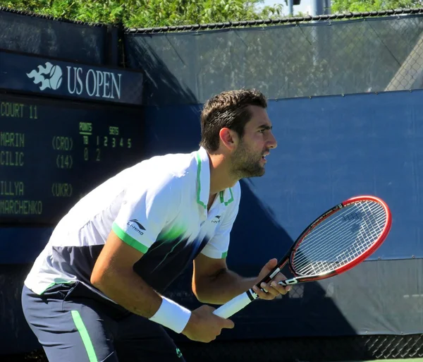 Нью-Йорк, США Марин Килич на US Open 2014 — стоковое фото