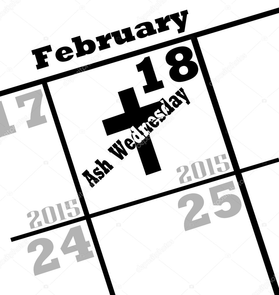 2015 ash wednesday icon