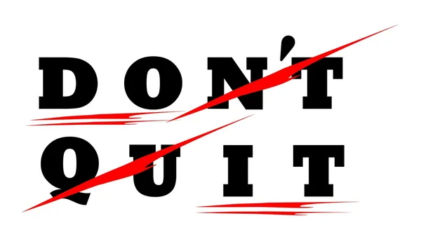 Don't quit icon — Stock Photo, Image