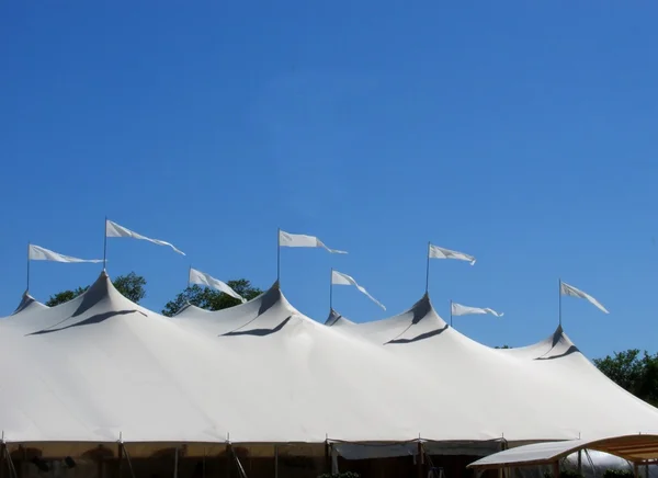 Witte gebeurtenissen tent — Stockfoto