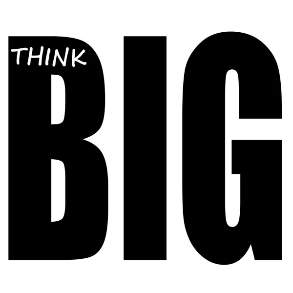 Think BIG icon — Stock Photo, Image