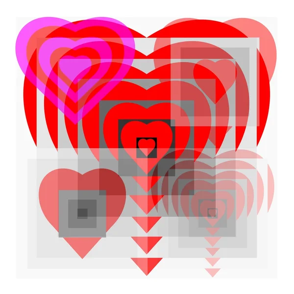 Hearts design icon — Stock Photo, Image