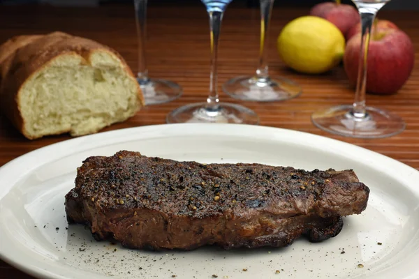 Cooked Beef Steak — Stock Photo, Image