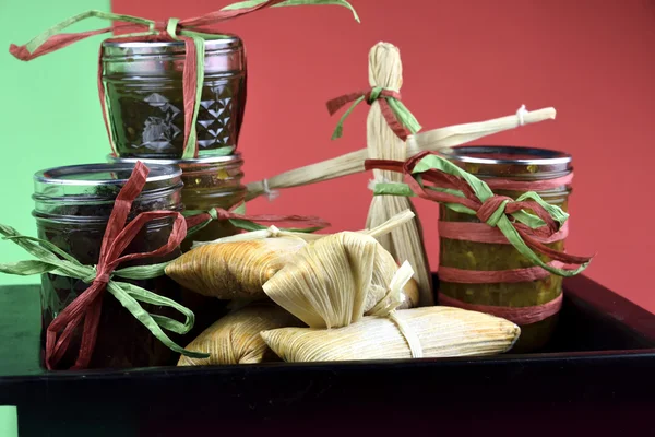 Tamale Lebensmittelgeschenk — Stockfoto