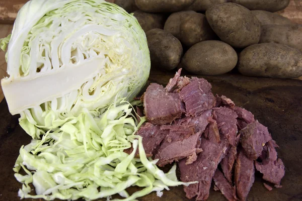 Cornedbeef "briskets" aangeduide — Stockfoto