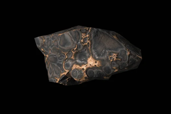 岩のバンプグレーのテクスチャのような3D不定形の図 — ストック写真