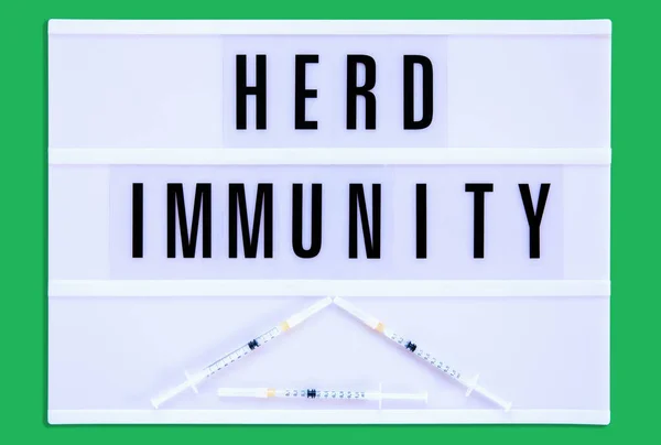 Increasing herd immunity, vaccination of the population