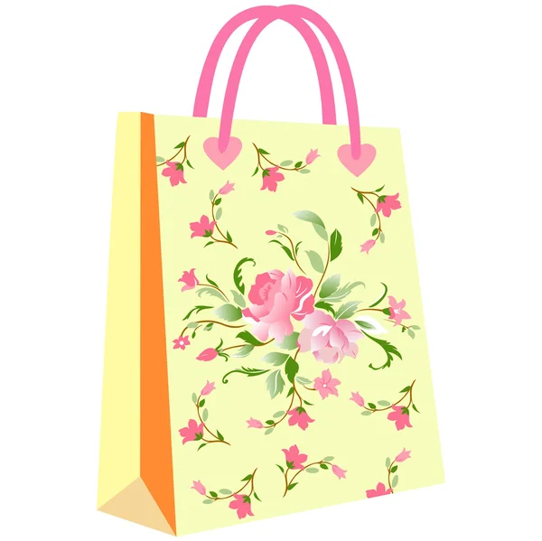 Paper shopping bags for your design — Stock Vector