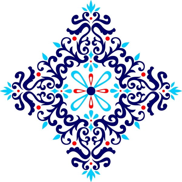 Diseño del tejido ornamental — Vector de stock