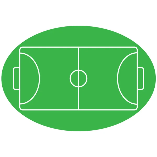 Hallenfußball — Stockvektor