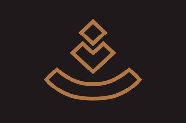 Odaklan, zen, basit, farkındalık. Yoga çizimi arka planda izole edildi. Yaratıcı baskı, gömlek tasarım elementi. Denge, uyum ve refah kavramı