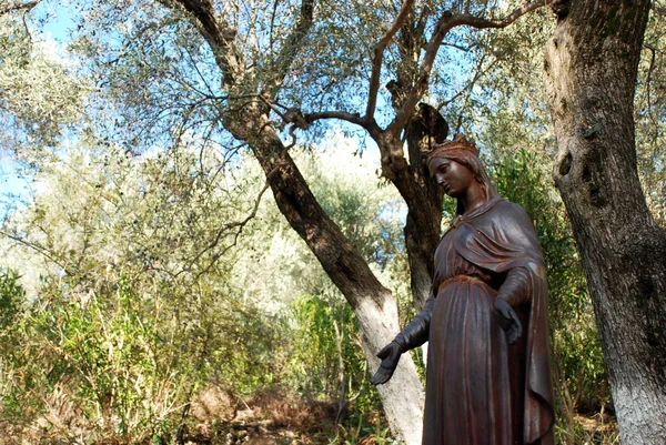 Statue of Virgin Mary, Ephesus, Izmir, Turkey — Stock Photo, Image