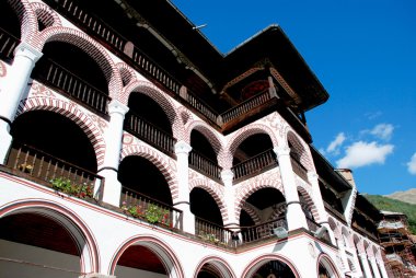 Manastırı St John Rilski Rila Dağı Bulgaristan