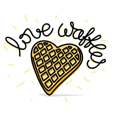 Aşk Belçika waffle